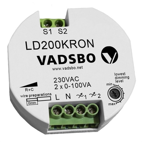 KRONDIMMER FÖR DOSMONTAGE