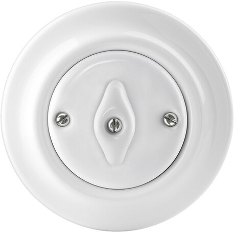 STRÖMBRYTARE DECENTO PORSLIN MED VRED - ABB