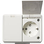 2-VÄGS UTTAG UTP MED SEP BRUNNTÄNDNING