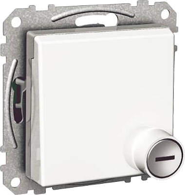 EXXACT 1VÄGS VÄGGUTTAG MED LÅS