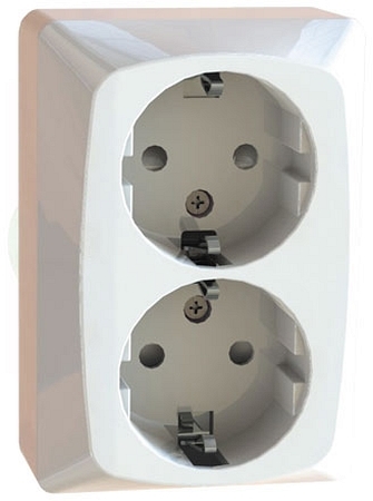 VÄGGUTTAG 2-VÄGS UTP NOVETT ICE