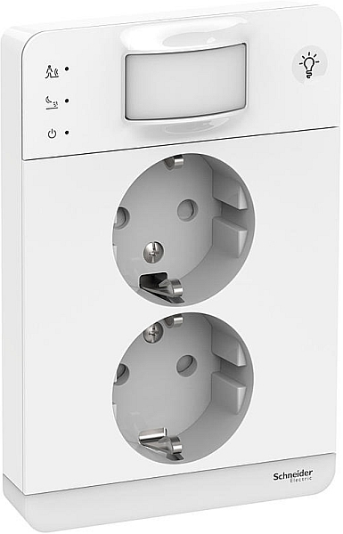 VÄGGUTTAG MED LJUS & RÖRELSEVAKT - EXXACT