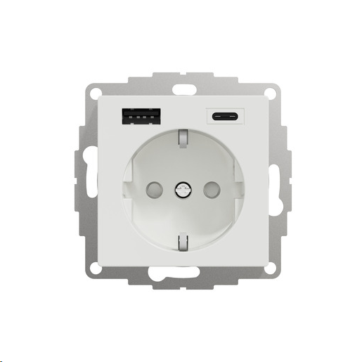 1-VÄGS UTTAG MED USB A OCH C - EXXACT