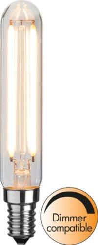 LED-LAMPA E14 T20 CLEAR