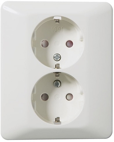 ELKO RS 2-VÄGS DELAT VÄGGUTTAG