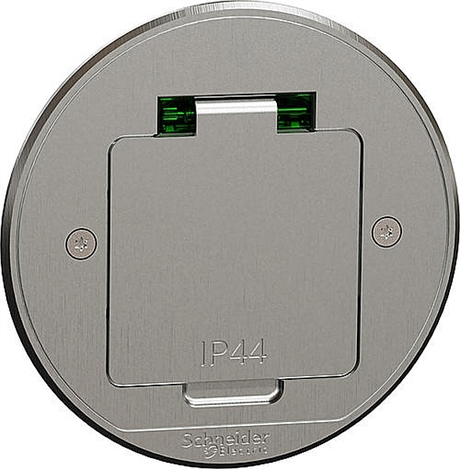 GOLVUTTAG I METALL IP44