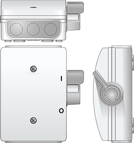 SÄKERHETSBRYTARE SA 316 DV VIT NORWESCO