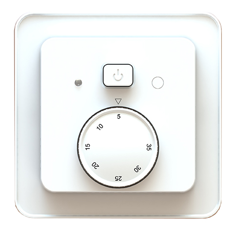 TERMOSTAT TILL GOLVVÄRME DESIGNX VIT