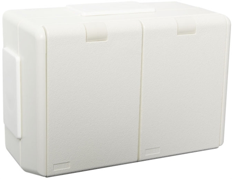 ELKO VÄGGUTTAG IP44 MED LOCK