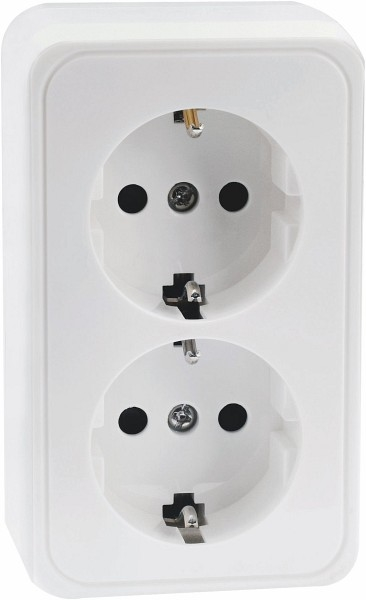 UTANPÅLIGGANDE 2-VÄGS VÄGGUTTAG - GAMMA