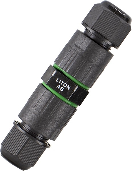 KABELSKARV MED SNABBKOPPLING 2-POLIG IP68