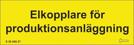 SJÄLVHÄFTANDE DEKAL FÖR ELKOPPLARE