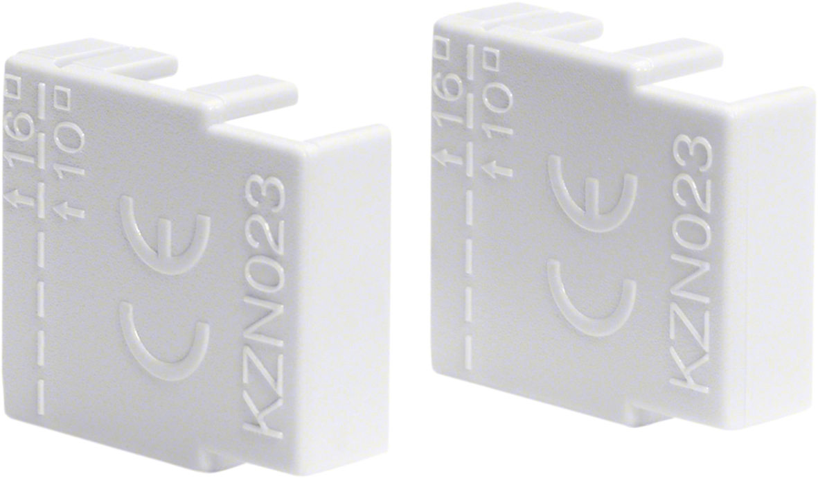 HAGER ÄNDSTYCKE 2-PACK