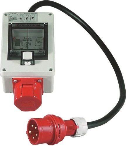 JORDFELSBRYTARE MED KABEL 3-FAS 32A