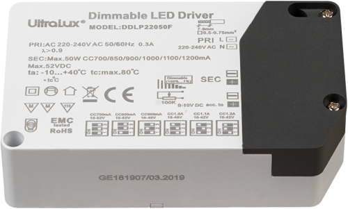 ULTRALUX DIMBART DRIVDON 700-1200mA