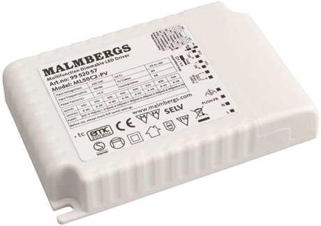 DRIVER PUSH/1-10V 2X25W