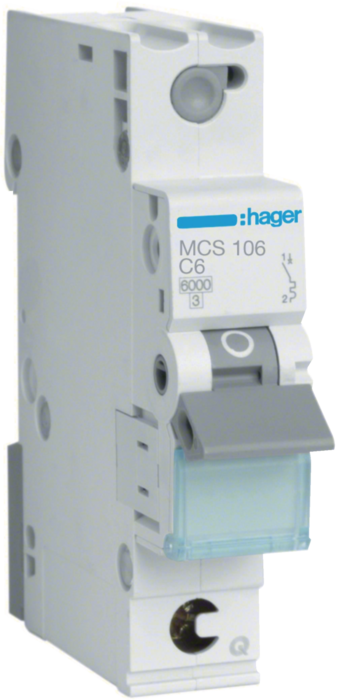 DVÄRGBRYTARE C 1-POL QC HAGER
