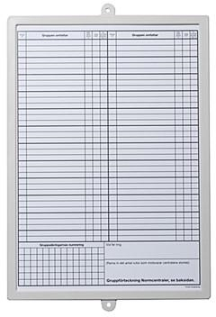 ANSLAGSRAM FÖR GRUPPSCHEMA