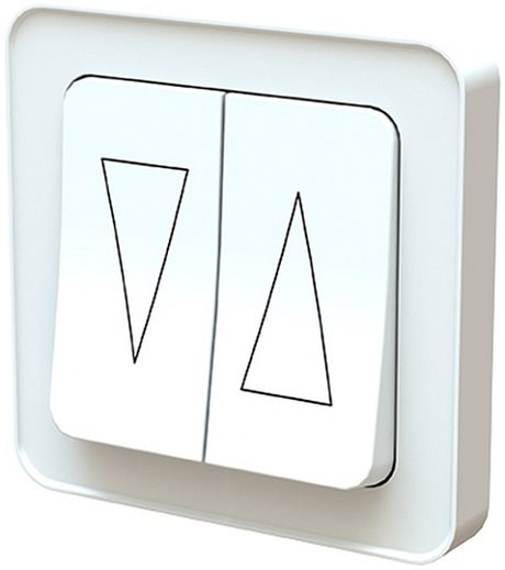 STRÖMBRYTARE FÖR JALUSI DESIGNX VIT