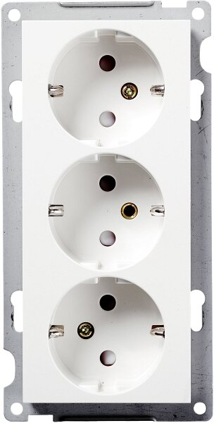 VÄGGUTTAG 3-VÄGS ELKO RS RENVIT