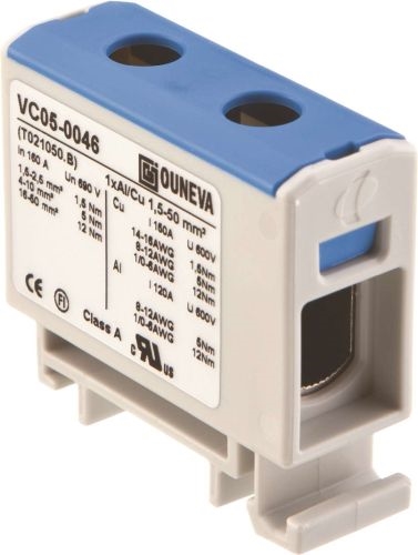 UNIV PLINT 1,5-50MM² AL/CU BLÅ