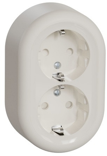 RENOVA UTANPÅLIGGANDE 2-VÄGS VÄGGUTTAG