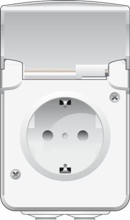 UTTAG 1-VÄGS 16A IP44 UTV