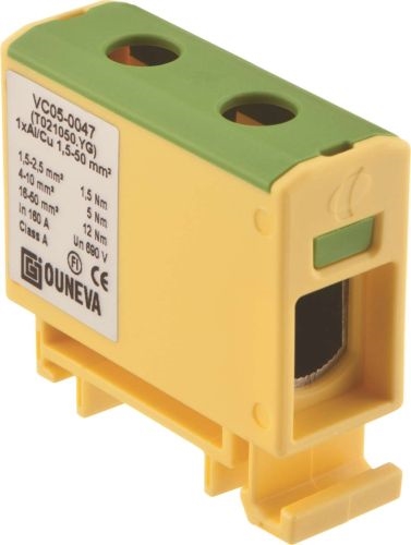 UNIV PLINT 1,5-50MM² AL/CU G/G