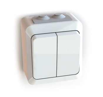 STRÖMBRYTARE IP44 UTANPÅLIGGANDE ICE