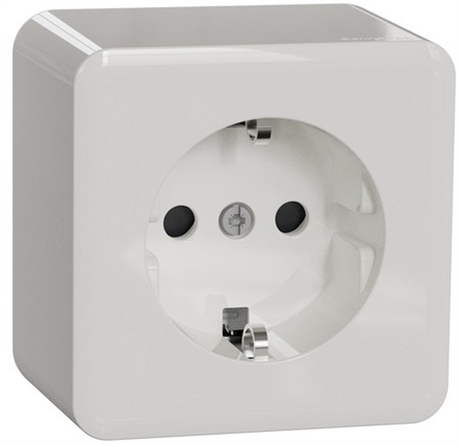 UTANPÅLIGGANDE 1-VÄGS VÄGGUTTAG ROT - EXXACT