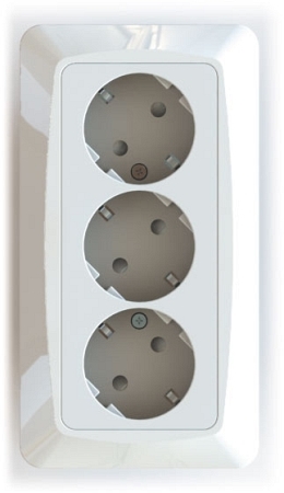 VÄGGUTTAG 3-VÄGS NOVETT ICE - ETMAN