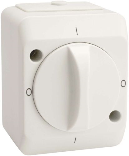 VRIDBRYTARE 2-POL VIT 10AX - NORDIC