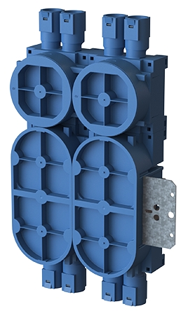 ETMAN BLÅDOSA 2X3 M.REGELFÄSTE