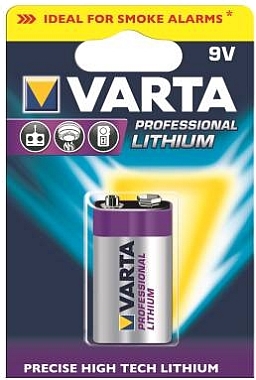 BATTERI LR61, 9 VOLT 10ÅRS