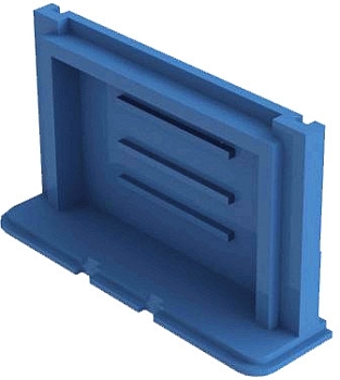 ETMAN BLINDPLATTA BLÅDOSAN