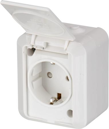 VÄGGUTTAG 1-VÄGS IP55 ABB