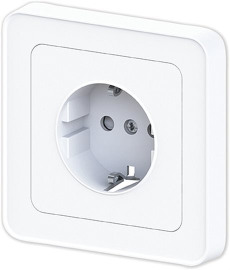 VÄGGUTTAG 1-VÄGS DESIGNX VIT