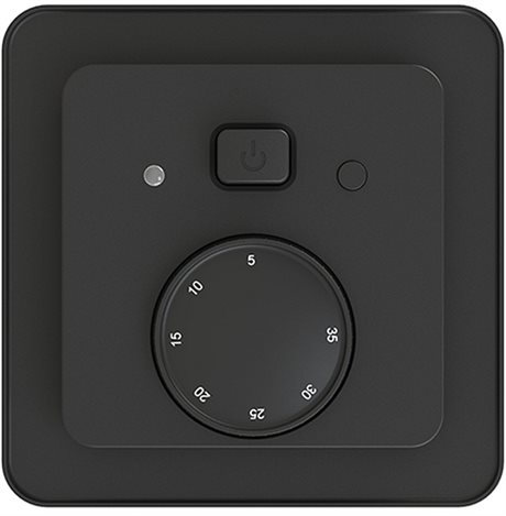 TERMOSTAT TILL GOLVVÄRME DESIGNX SVART