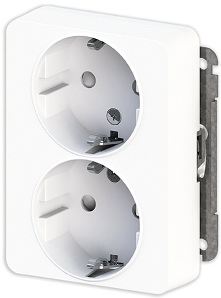 VÄGGUTTAG UTAN RAM DESIGNX VIT