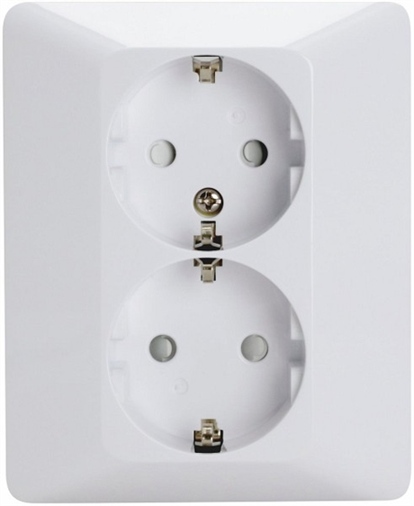 VÄGGUTTAG 2-VÄGS MED JORD - DELTA