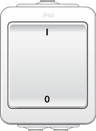 STRÖMBRYTARE 2-POLIG 16A IP44 UTV